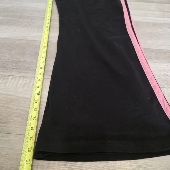 Harley-Davidson Black Joggers with Pink and White Stripes - Picture 10 of 10